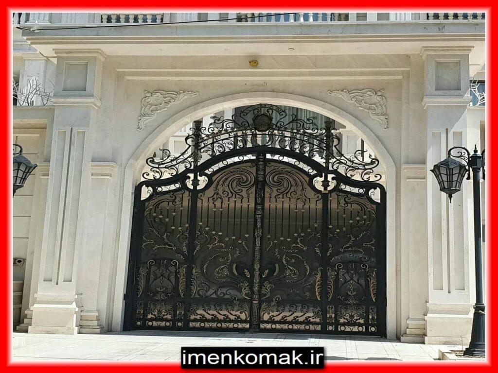 درب حیاط ویلایی مدرن