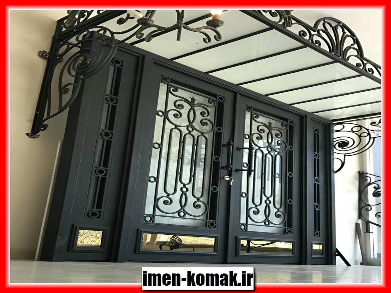 درب حیاط با طراحی سفارشی و مشاوره خرید محصولات متنوع