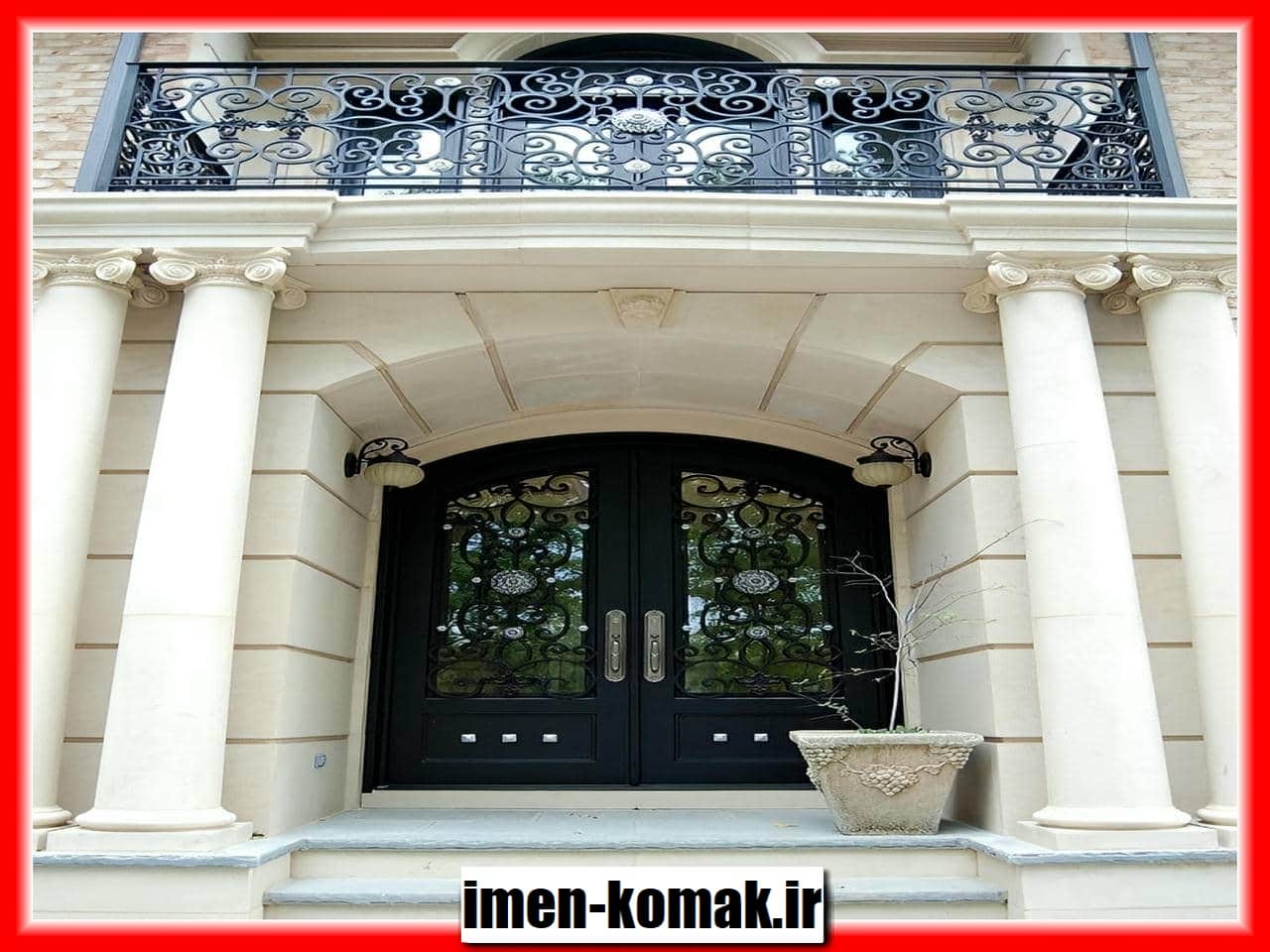 انتخاب درب حیاط فلزی و مدرن برای باغ ویلا و خانه ویلایی