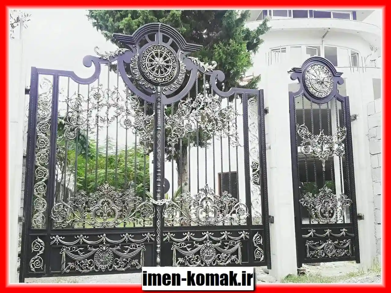 قیمت رقابتی و طراحی شیک درب حیاط ویلایی