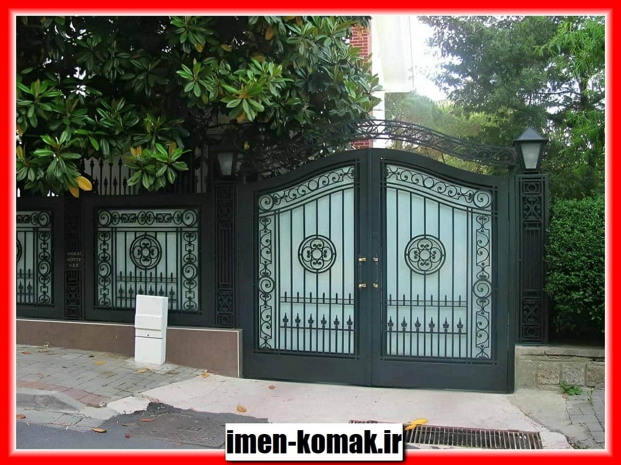 درب فرفورژه انتخابی مناسب برای ویلا