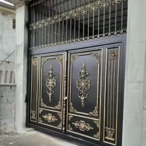 درب فلزی صدفی ورودی ویلا