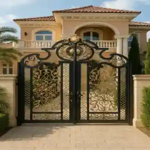 درب فلزی میخک فرفورژه کلاسیک