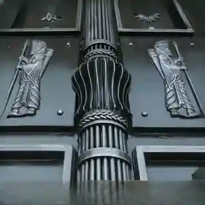 درب فلزی هخامنشی کلاسیک لوکس