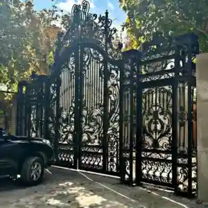 خرید درب فرفورژه فلزی کلاسیک ورودی