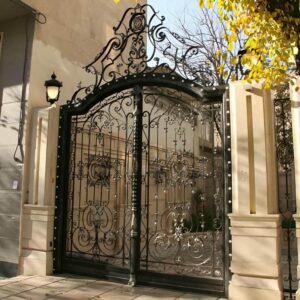 درب حیاط لاکچری فلزی مدرن