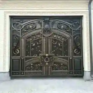 ایده درب ورودی ساختمان و آپارتمان لوکس برای نمای خارجی