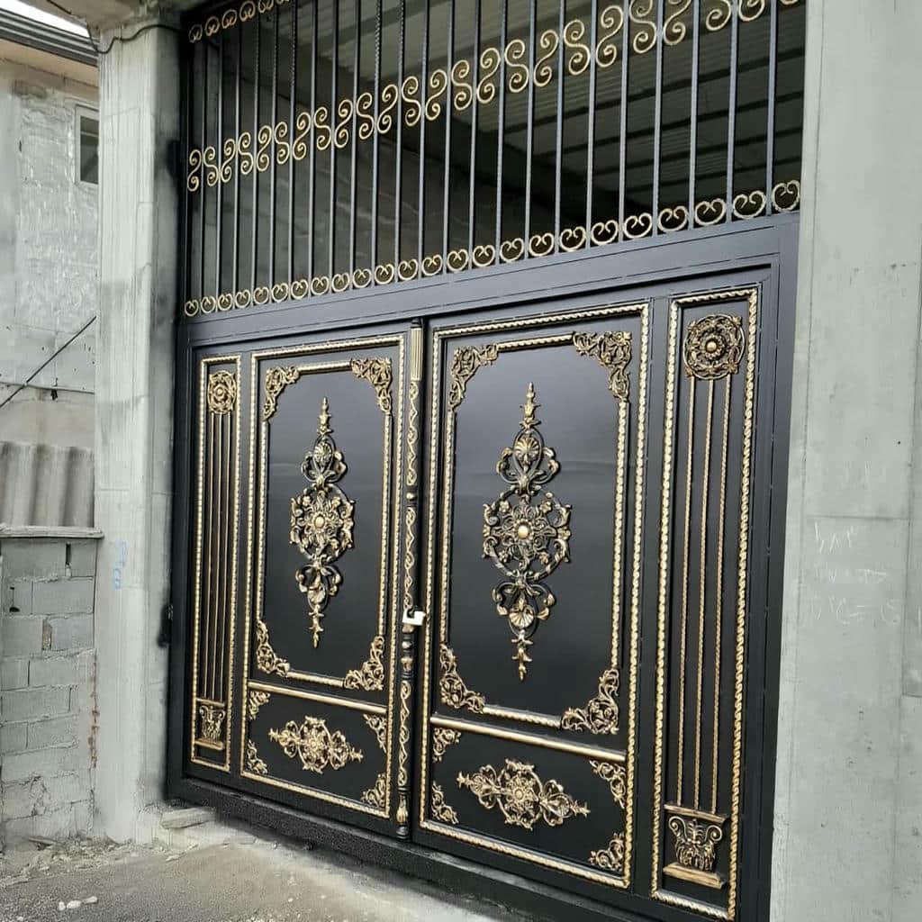 درب فلزی صدفی ورودی ویلا