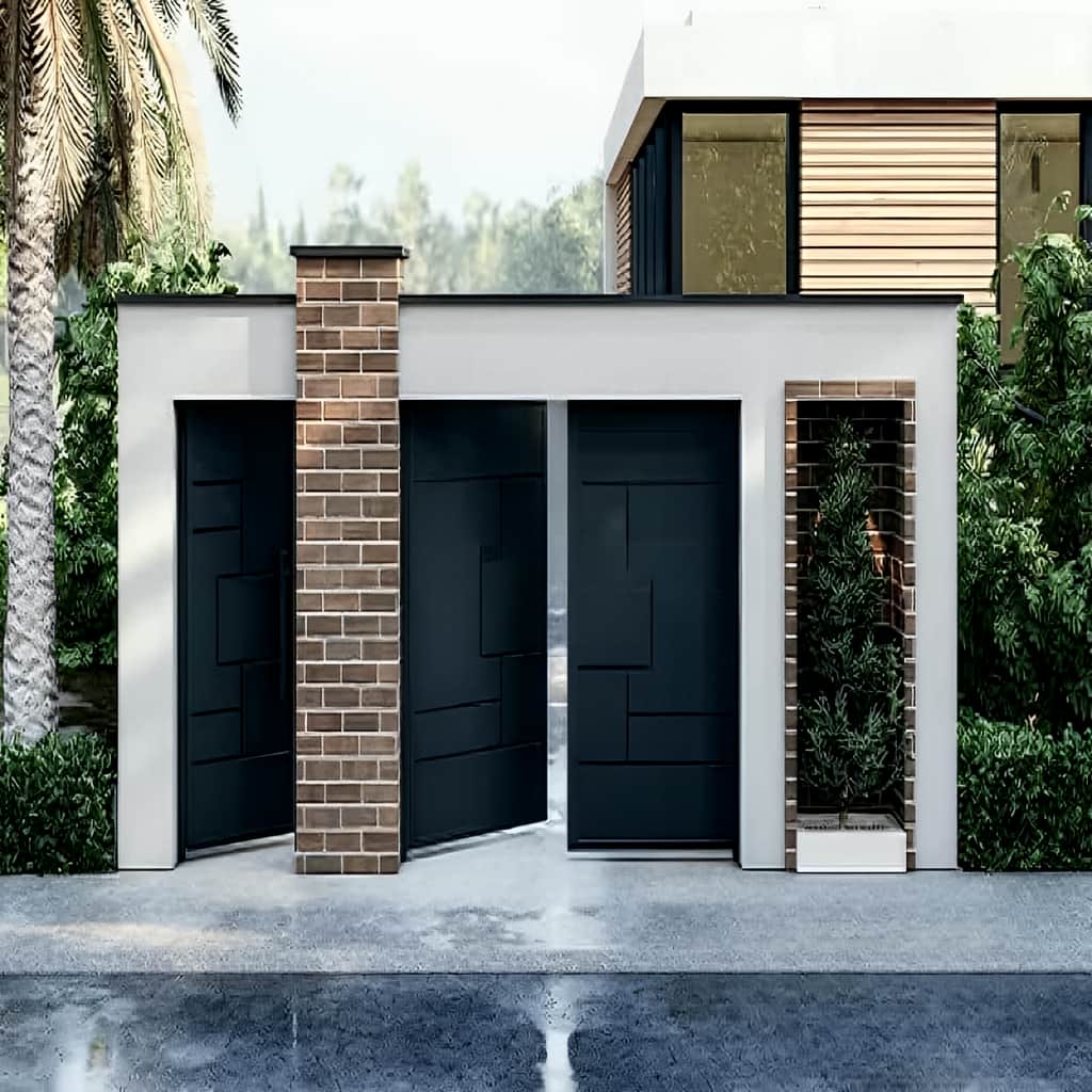 قیمت درب مدرن دیلایت مستطیل پارکینگ