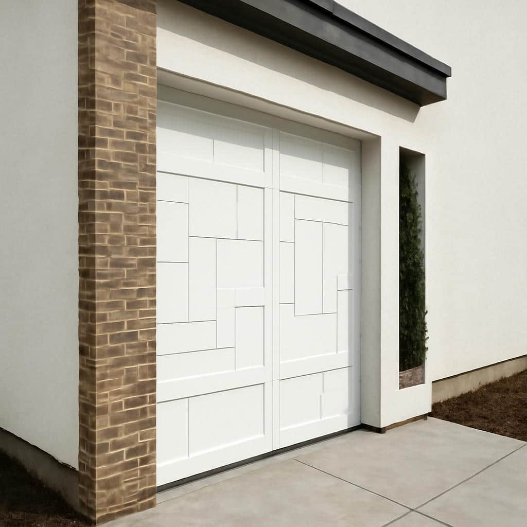 درب مدرن دیلایت مستطیل ورودی ویلا