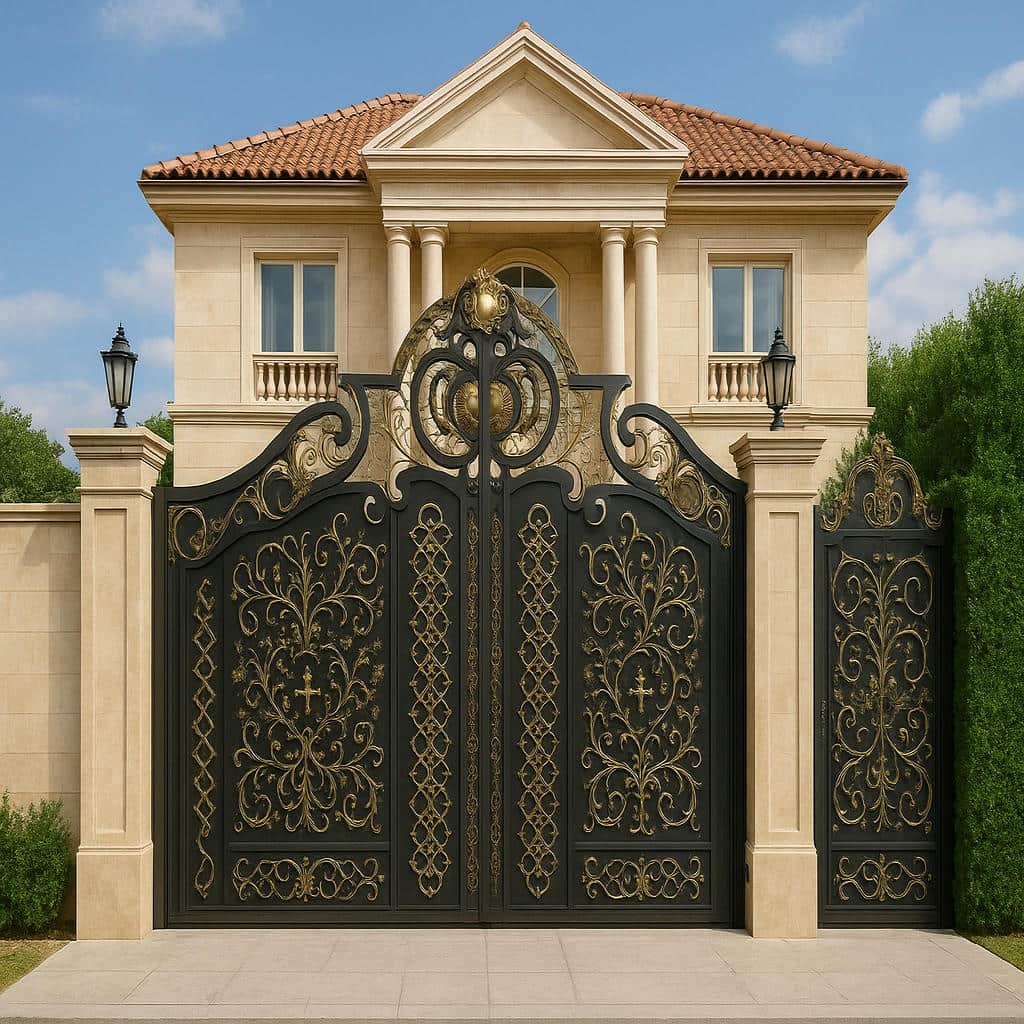 نصب درب فلزی میخک با قفل برقی