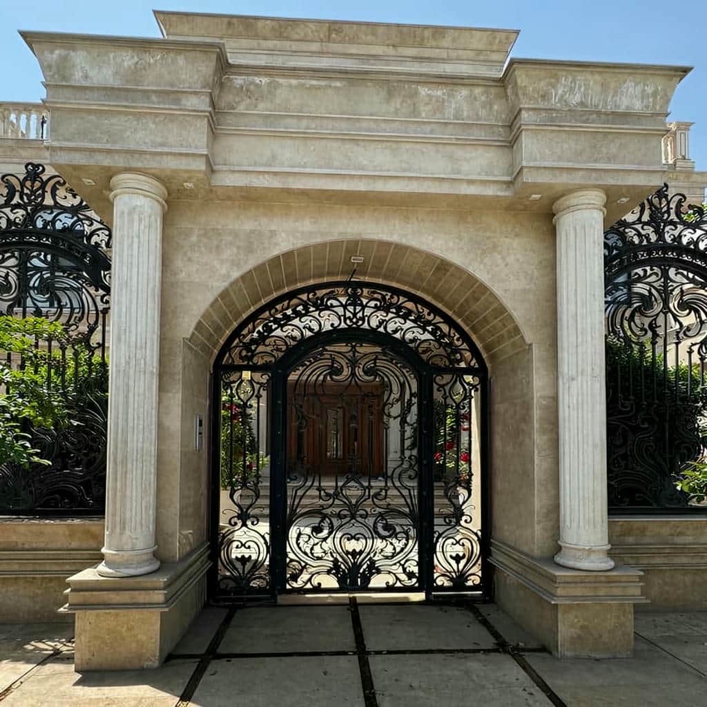 خرید درب ویلایی فرفورژه کلاسیک