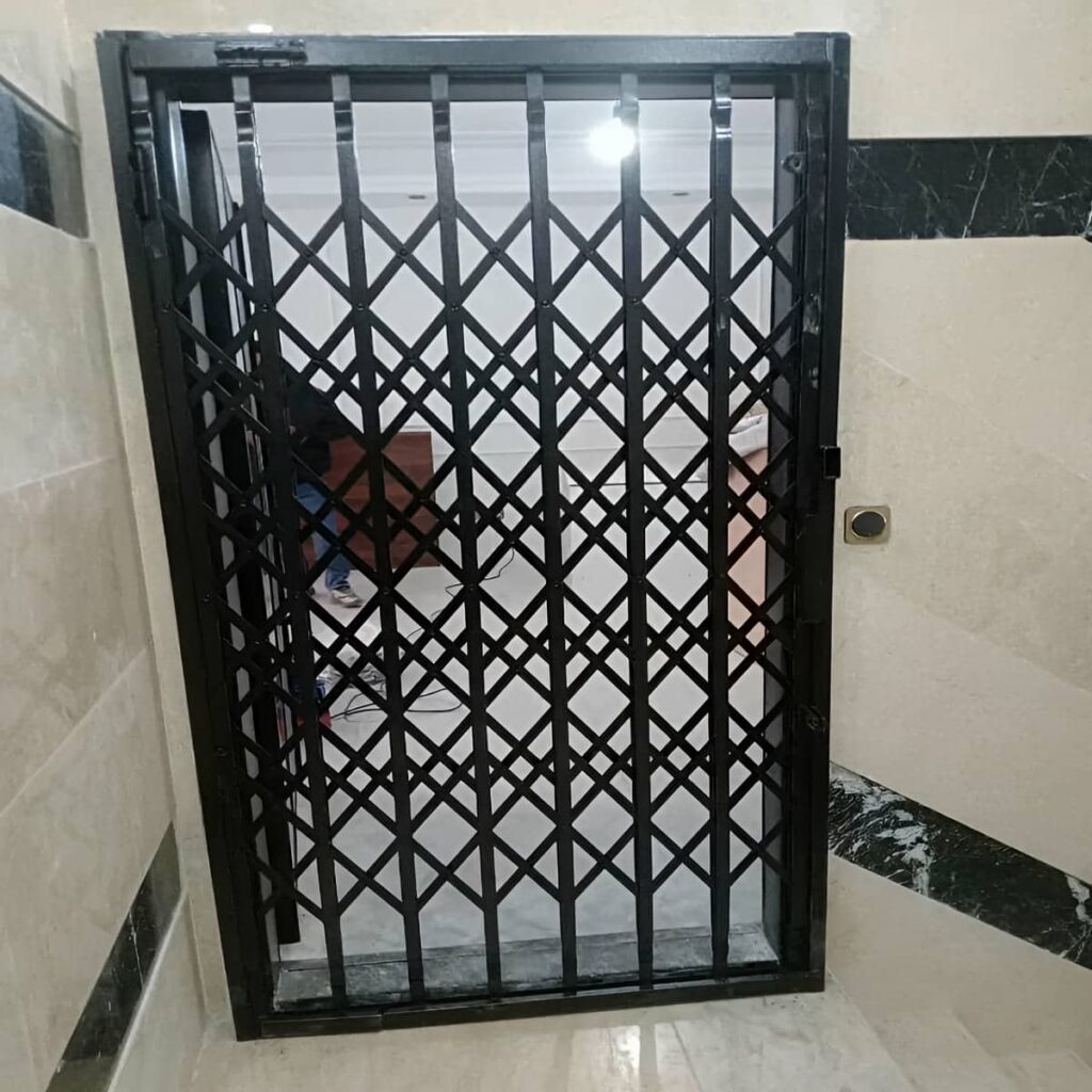 قیمت حفاظ پشت درب آکاردئونی ضدزنگ در یزد