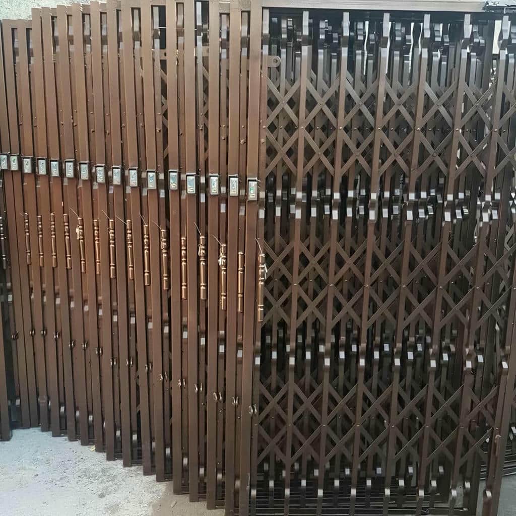 خرید حفاظ پشت درب آکاردئونی ضدزنگ در گنبدکاووس