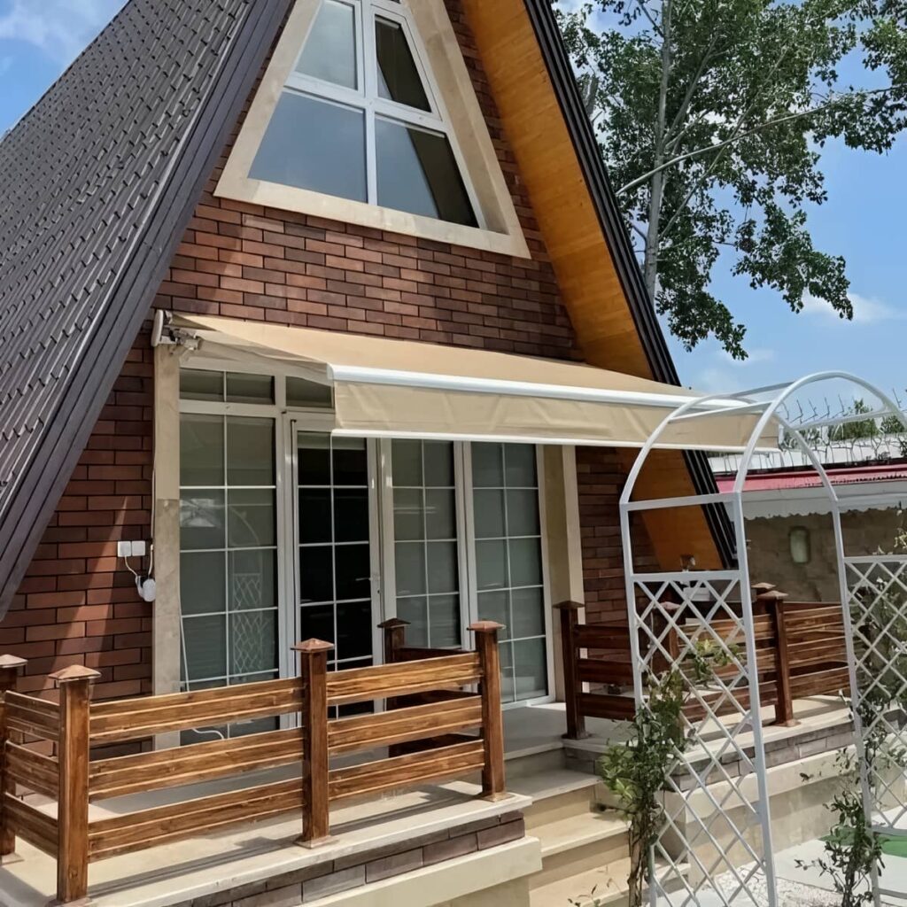 قیمت سایبان برقی اتوماتیک پارچه ضدآب در تهران