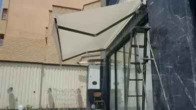 سایبان برقی اتوماتیک در اراک