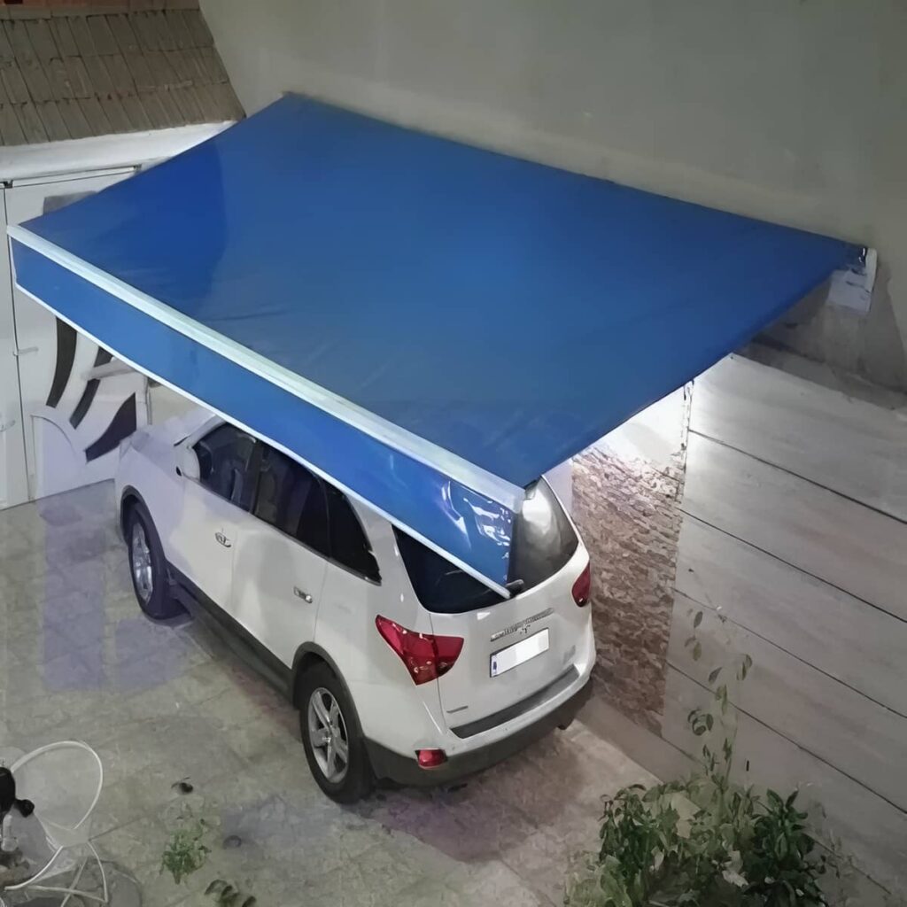 نصب سایبان برقی اتوماتیک ریموت در استان گلستان