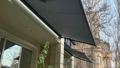 سایبان برقی اتوماتیک در یاسوج