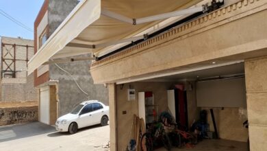 سایبان برقی اتوماتیک در نظرآباد