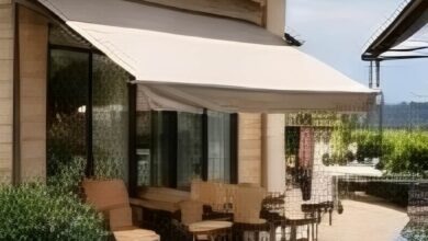 سایبان برقی اتوماتیک در قشم
