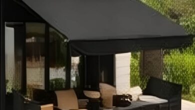 سایبان برقی اتوماتیک در بندر انزلی