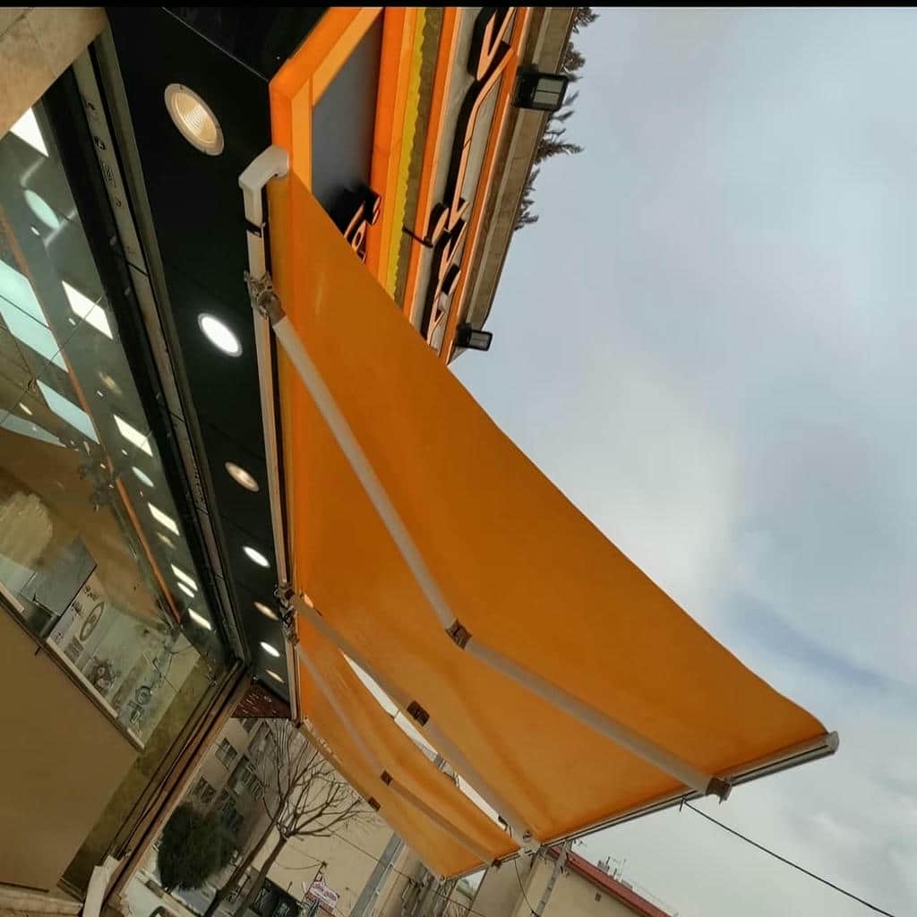 نصب سایبان برقی اتوماتیک بازویی در لواسان