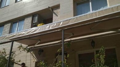 سایبان برقی اتوماتیک در قزوین
