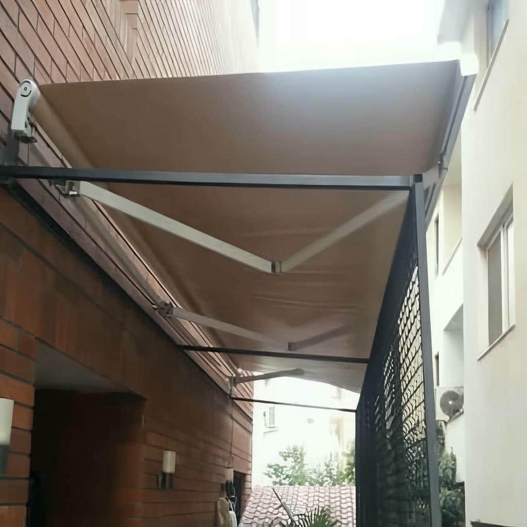 نصب سایبان برقی اتوماتیک ریموت کنترل در گرگان