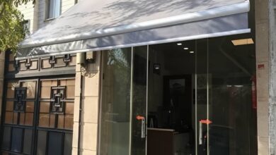 سایبان برقی اتوماتیک در رشت