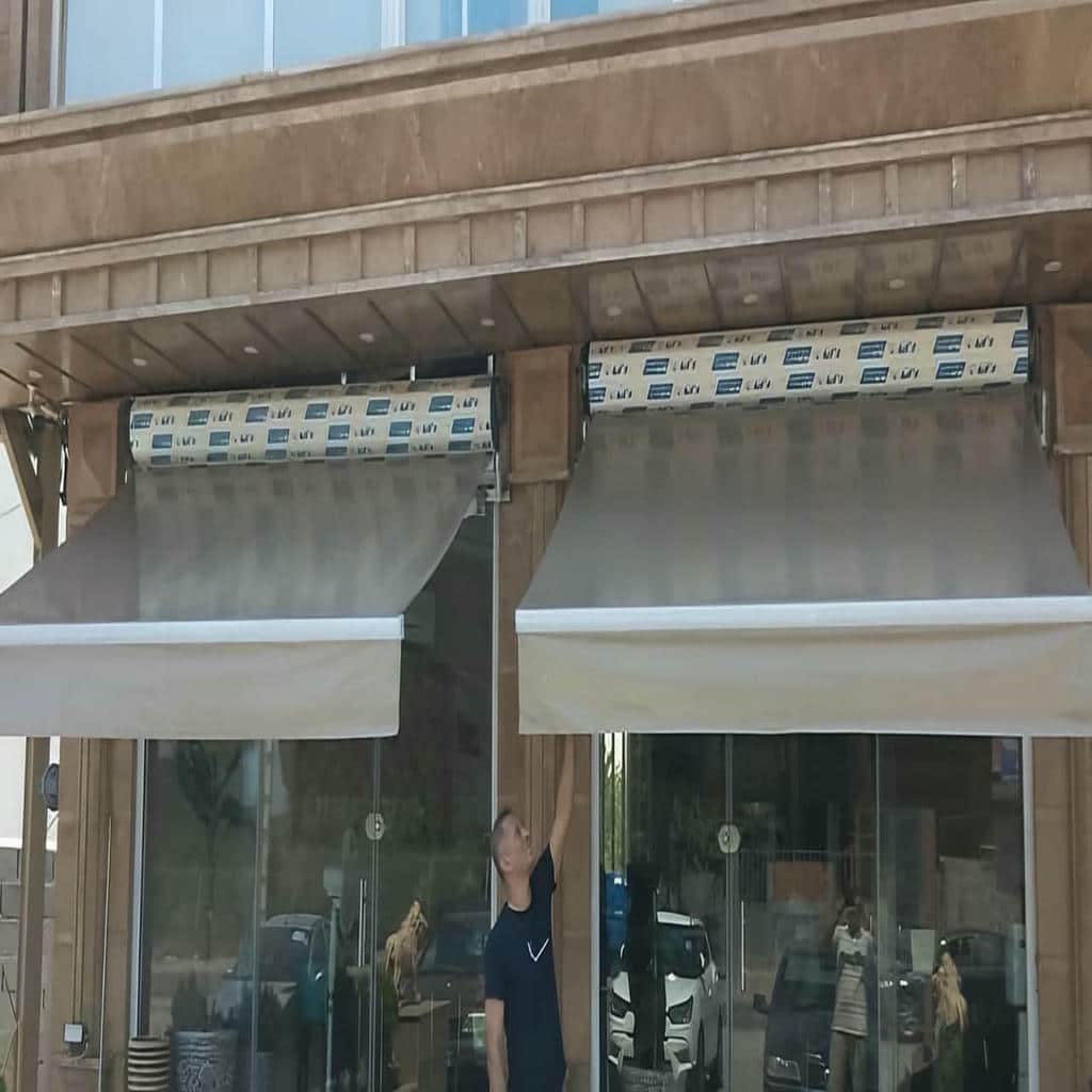 نصب سایبان برقی اتوماتیک ریموت کنترل در همدان