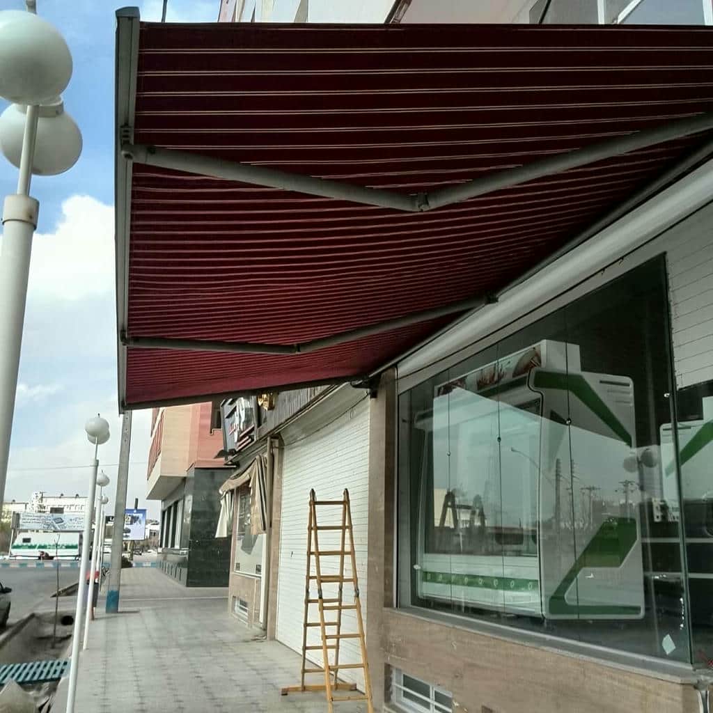 قیمت سایبان برقی اتوماتیک پارچه ضدآب در کرمانشاه