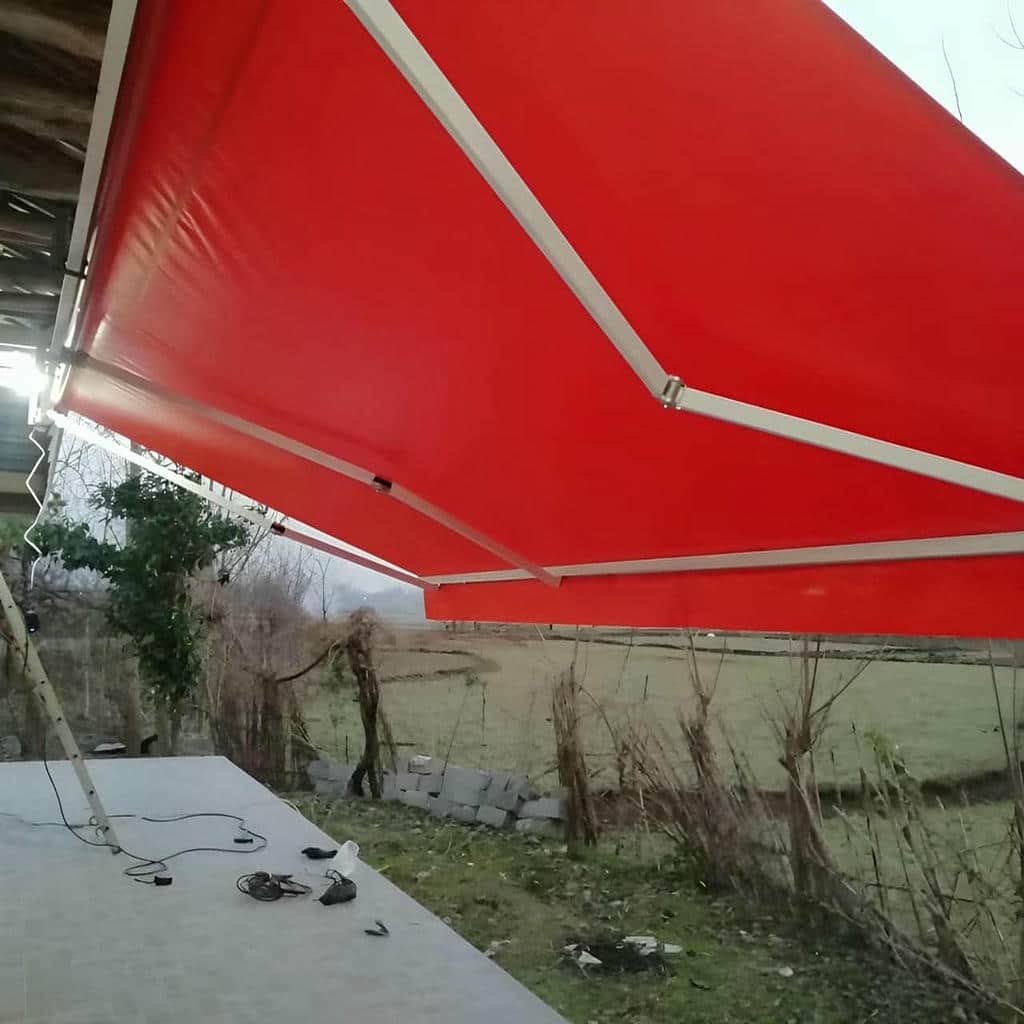 خرید سایبان برقی اتوماتیک بازویی در طالقان