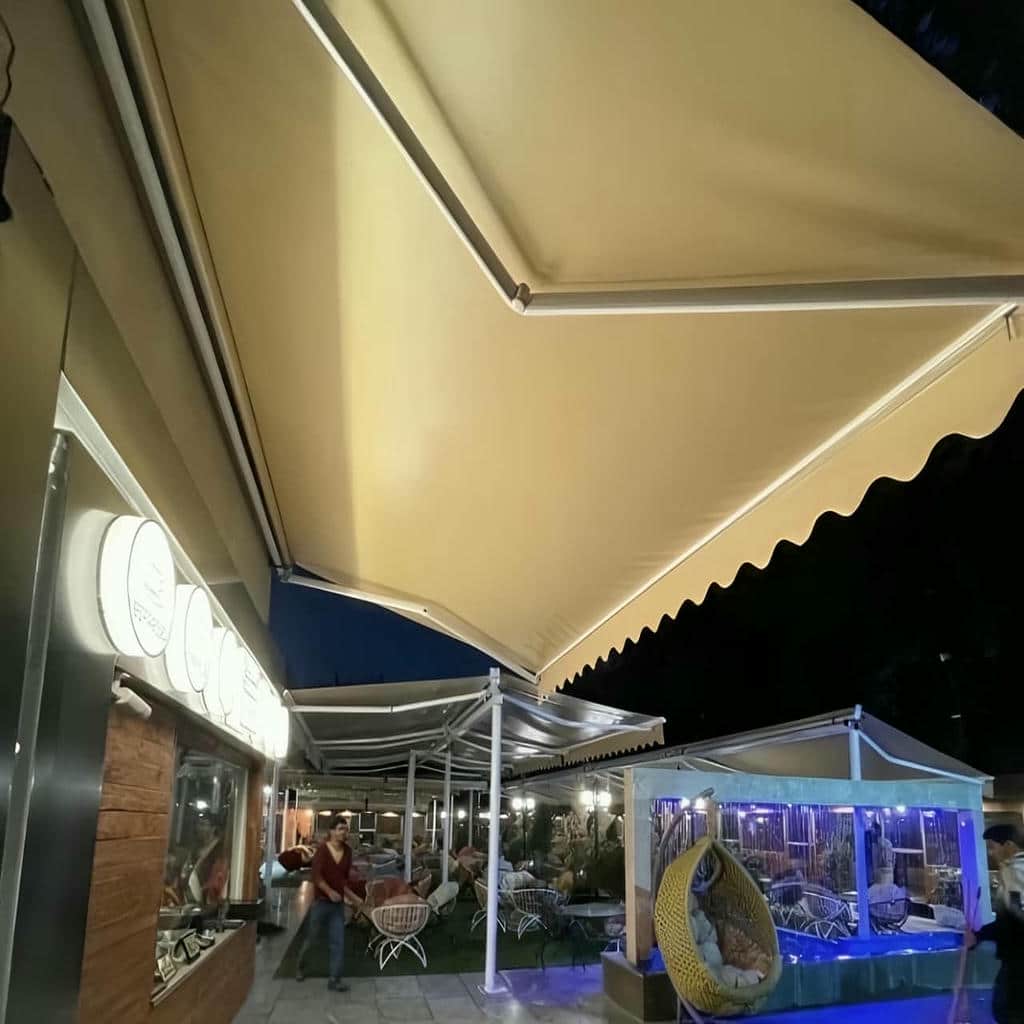 سایبان برقی اتوماتیک در بوشهر