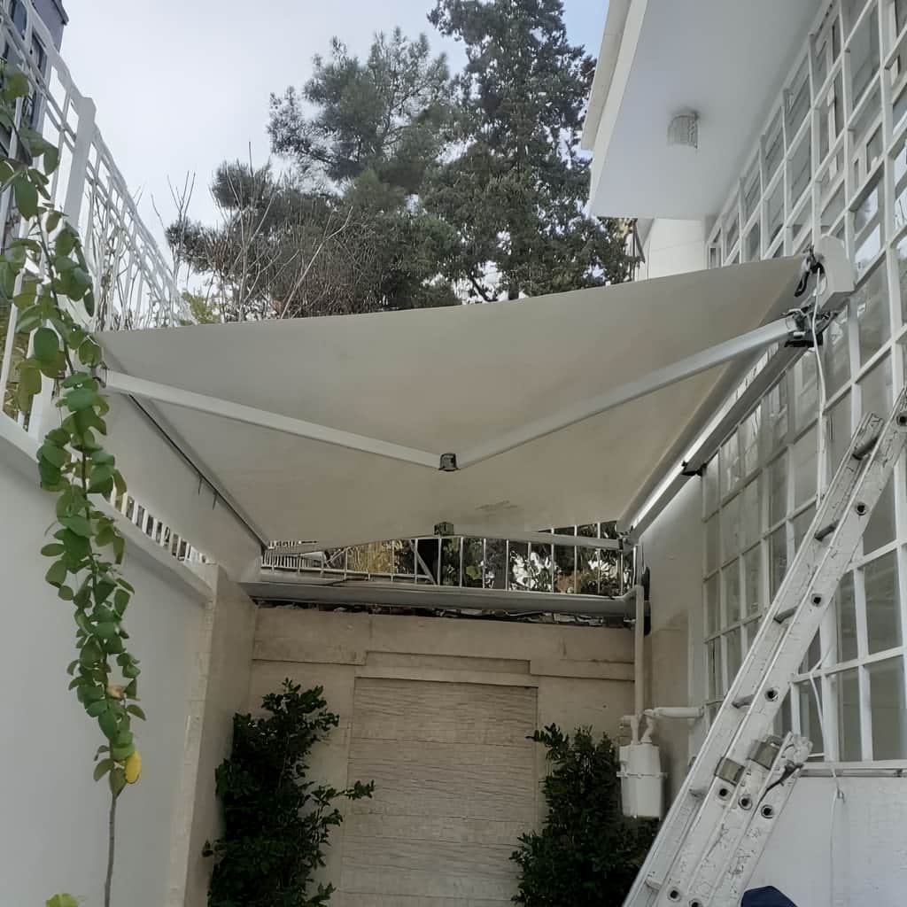 خرید سایبان برقی اتوماتیک بازویی در هشتگرد
