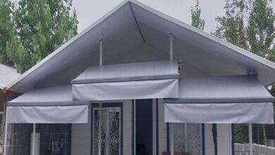 سایبان برقی اتوماتیک در پردیس