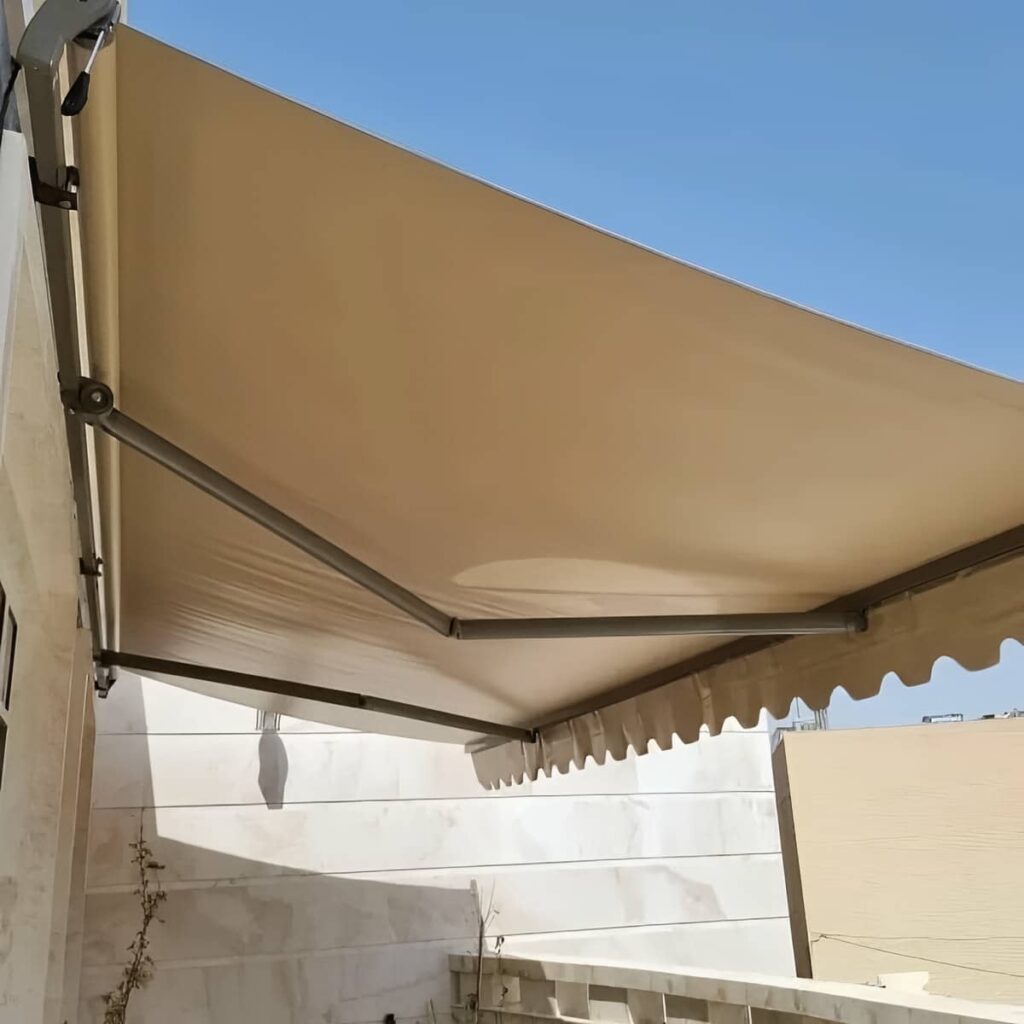 قیمت سایبان برقی اتوماتیک پارچه ضدآب در بابل