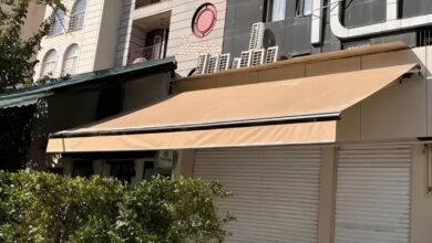 سایبان برقی اتوماتیک در فشم