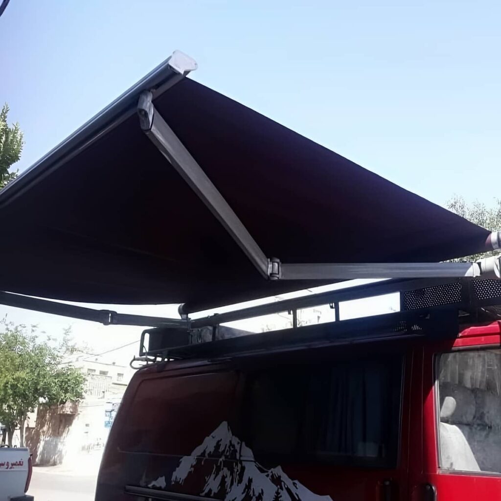 قیمت سایبان برقی اتوماتیک پارچه ضدآب در یاسوج