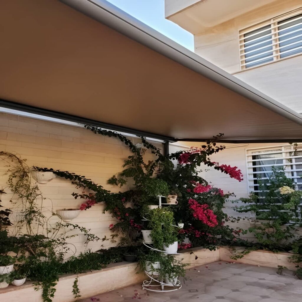 سایبان برقی اتوماتیک در لواسان