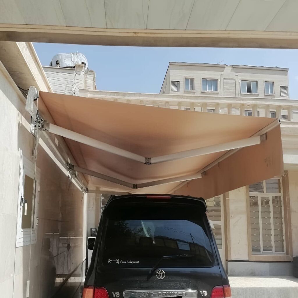 نصب سایبان برقی اتوماتیک ریموت کنترل در مریوان