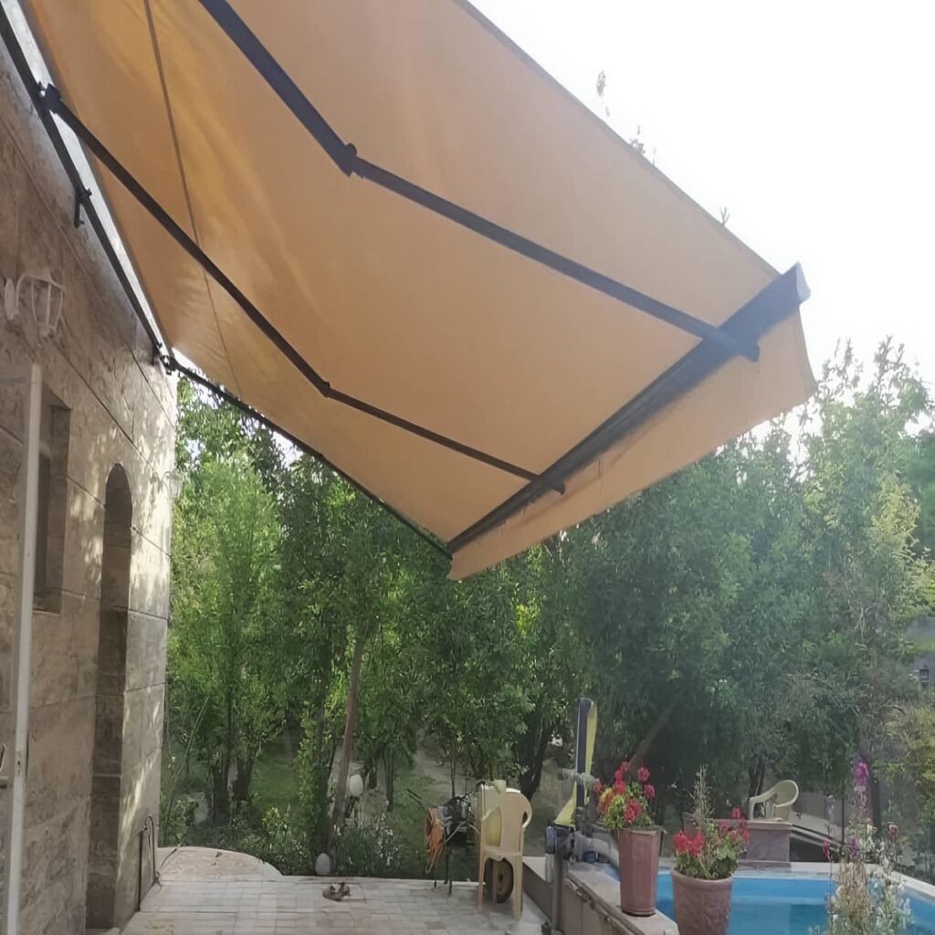 قیمت سایبان برقی اتوماتیک پارچه ای در طالقان
