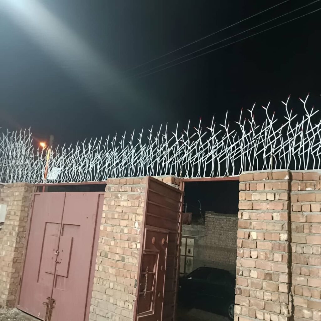نصب حفاظ شاخ گوزنی میلگرد ضخیم در قزوین