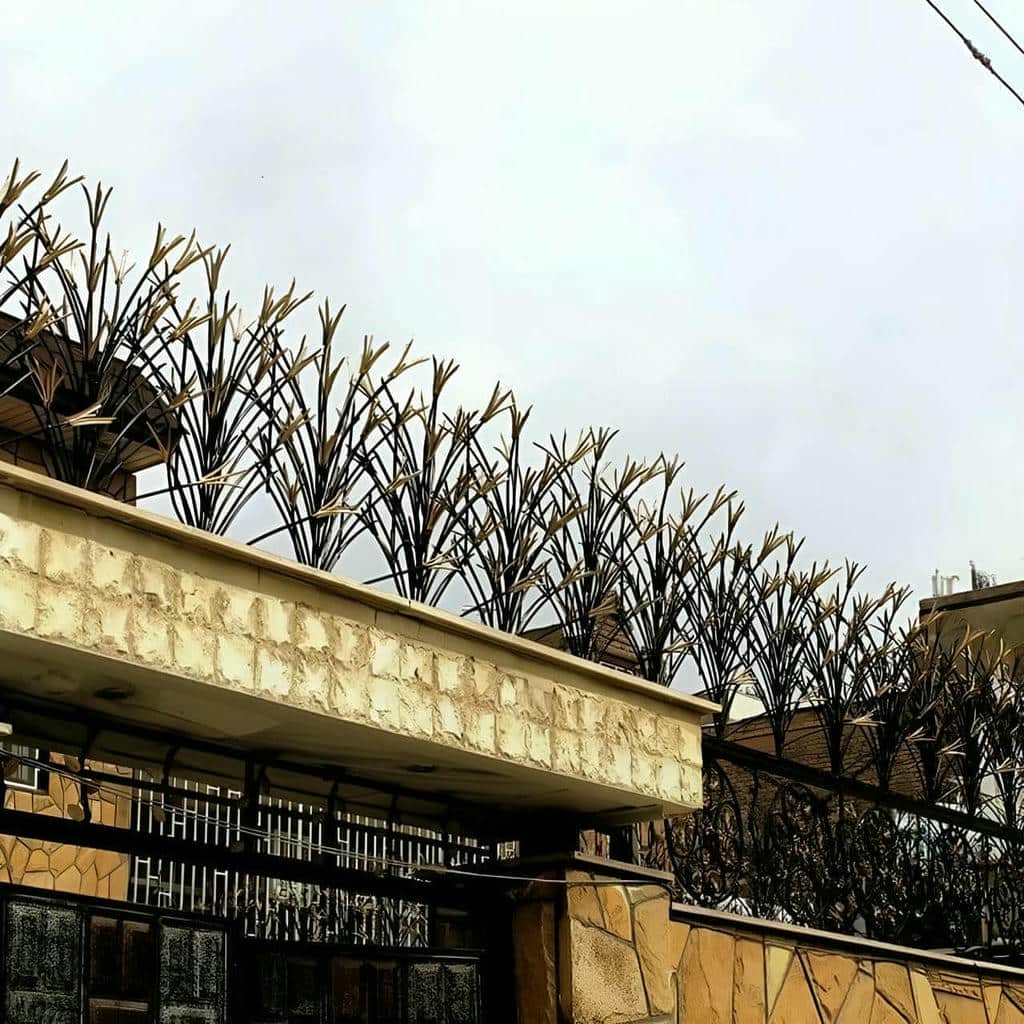 نصب حفاظ شاخ گوزنی شاخههای تیز در عظیمیه کرج