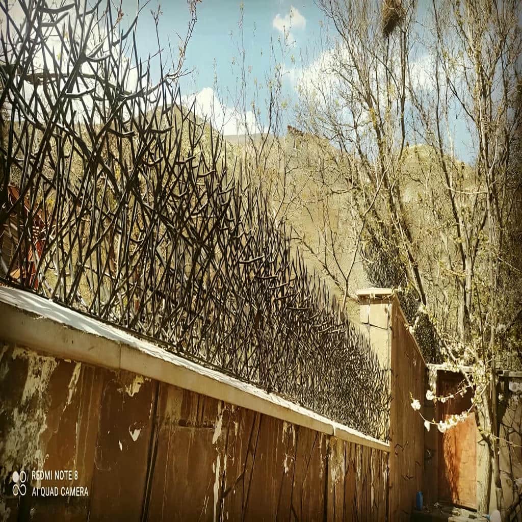 نصب حفاظ شاخ گوزنی رنگ ضدزنگ در سمنان