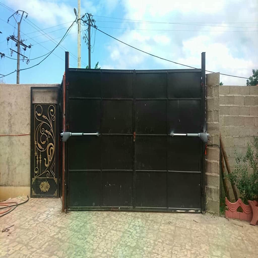 نصب جک درب پارکینگ اتوماتیک سنسوردار در قزوین
