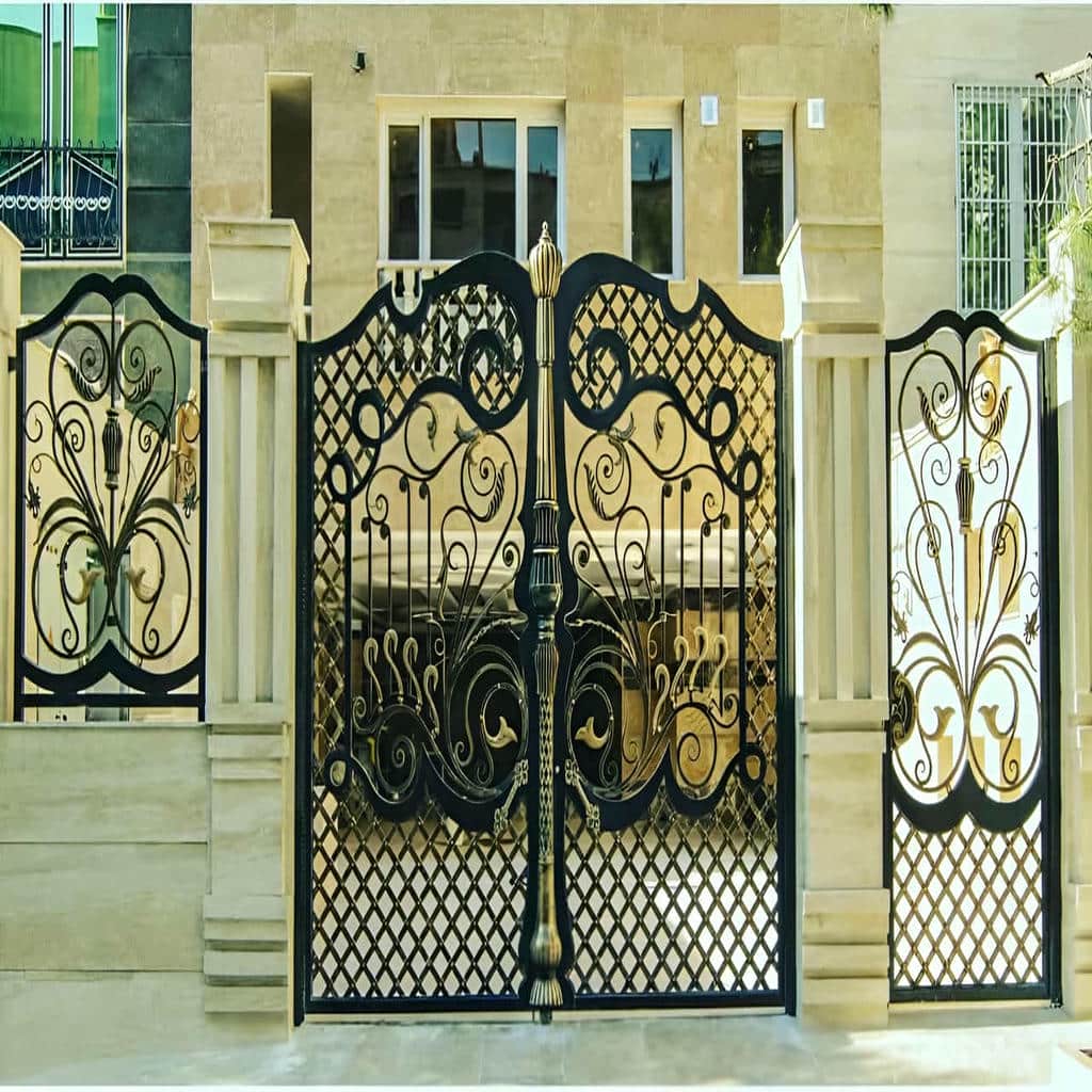 خرید درب حیاط فلزی ویلایی اصولی در نوشهر