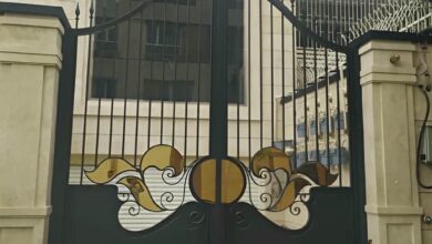 درب حیاط ویلایی در کمال شهر