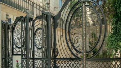 درب حیاط ویلایی در ساوه