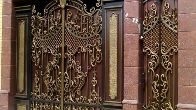 درب حیاط فلزی ویلایی در چابهار