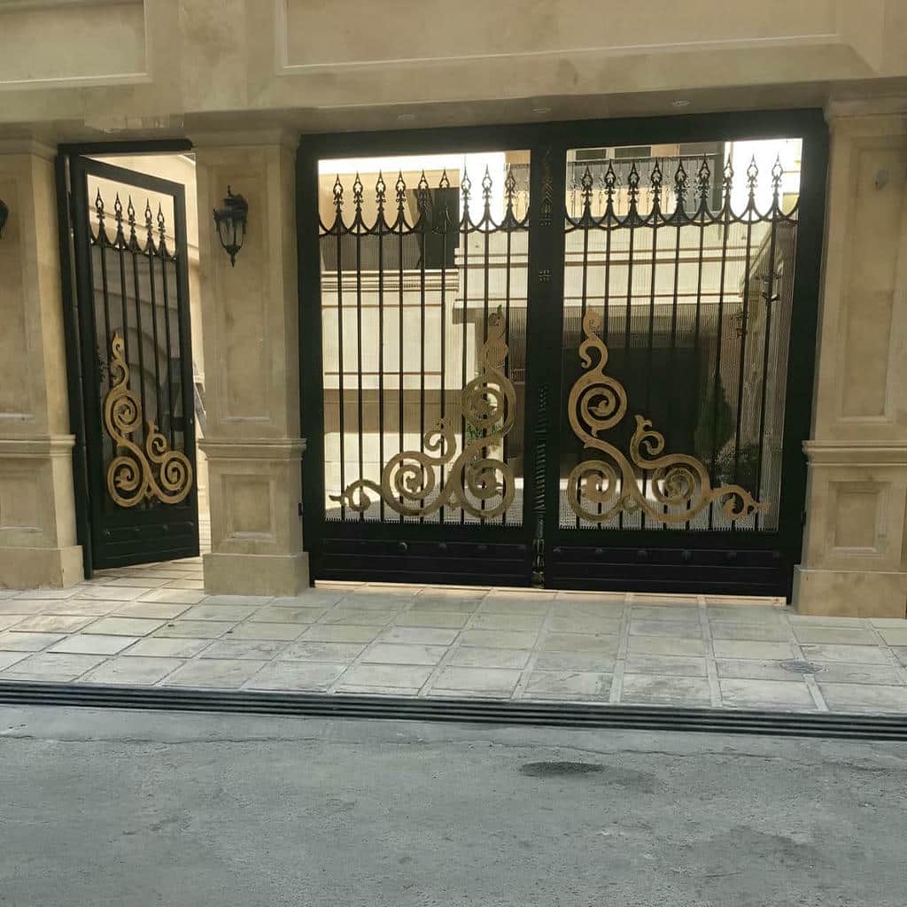 قیمت درب حیاط ویلایی فرفورژه در استان گلستان